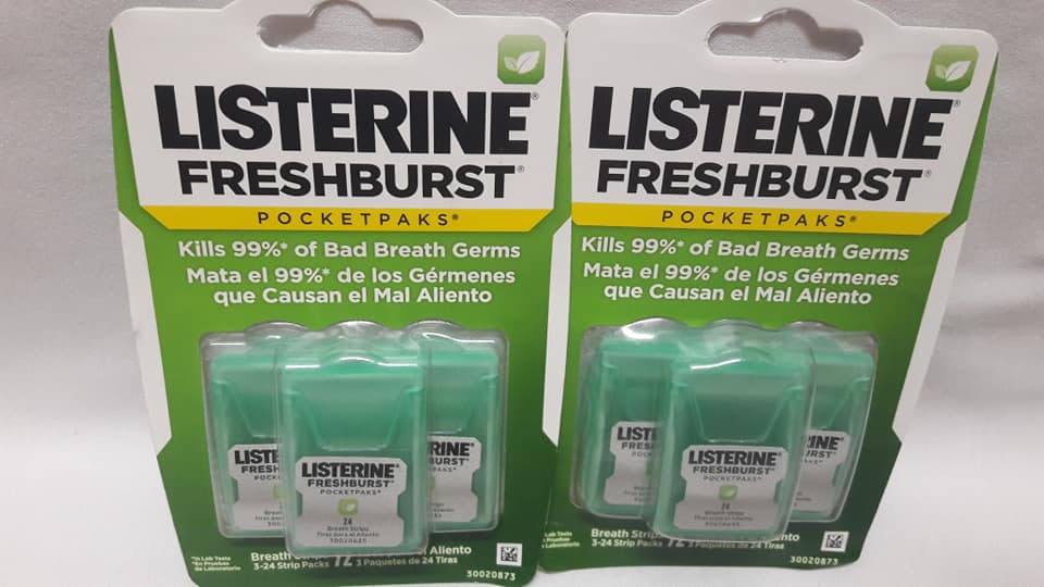 [HCM]Listerine Freshburst thơm miệng - Mỹ (72 miếng)