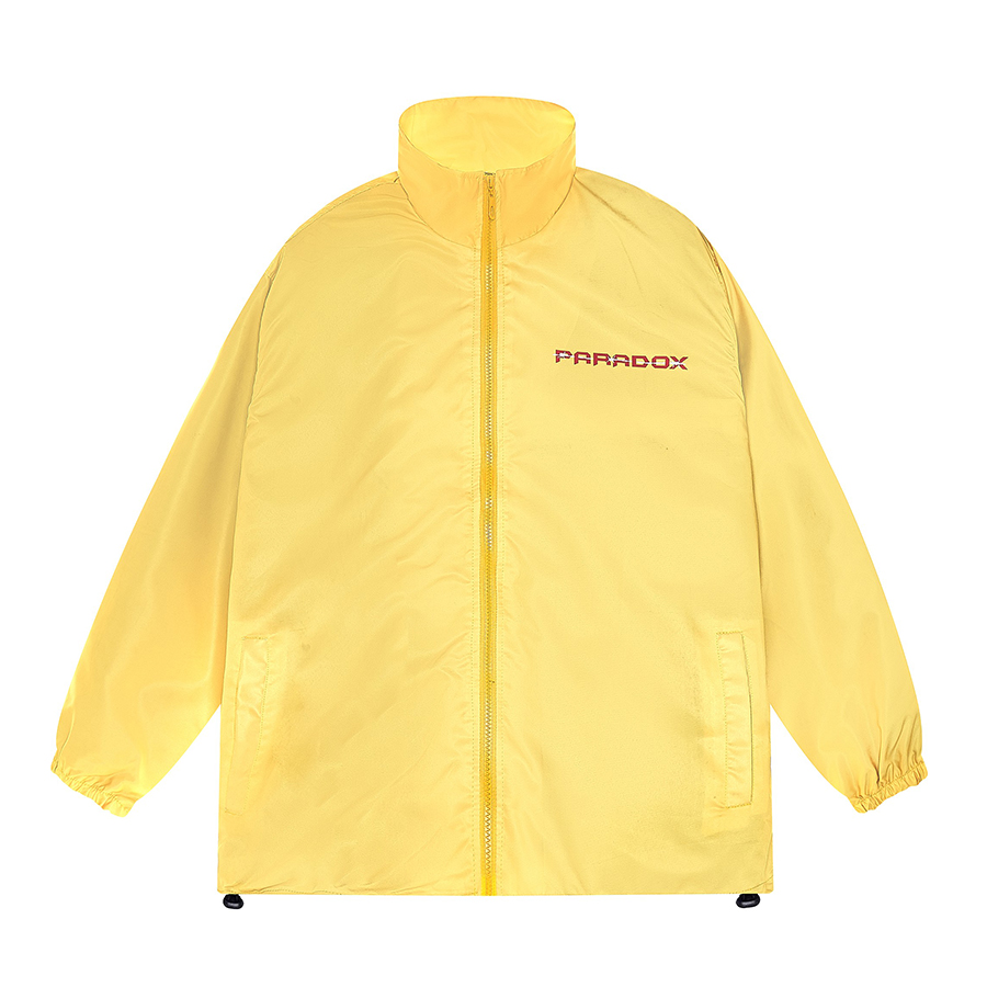 PARADOX Áo khoác dù dây kéo  PARROT LOGO ZIP OVERPRINTED JACKET