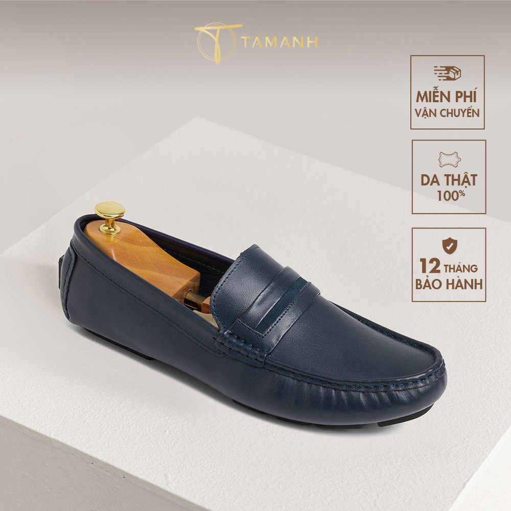 Giày lười nam tâm anh da bò thật cao cấp gnta190905-x