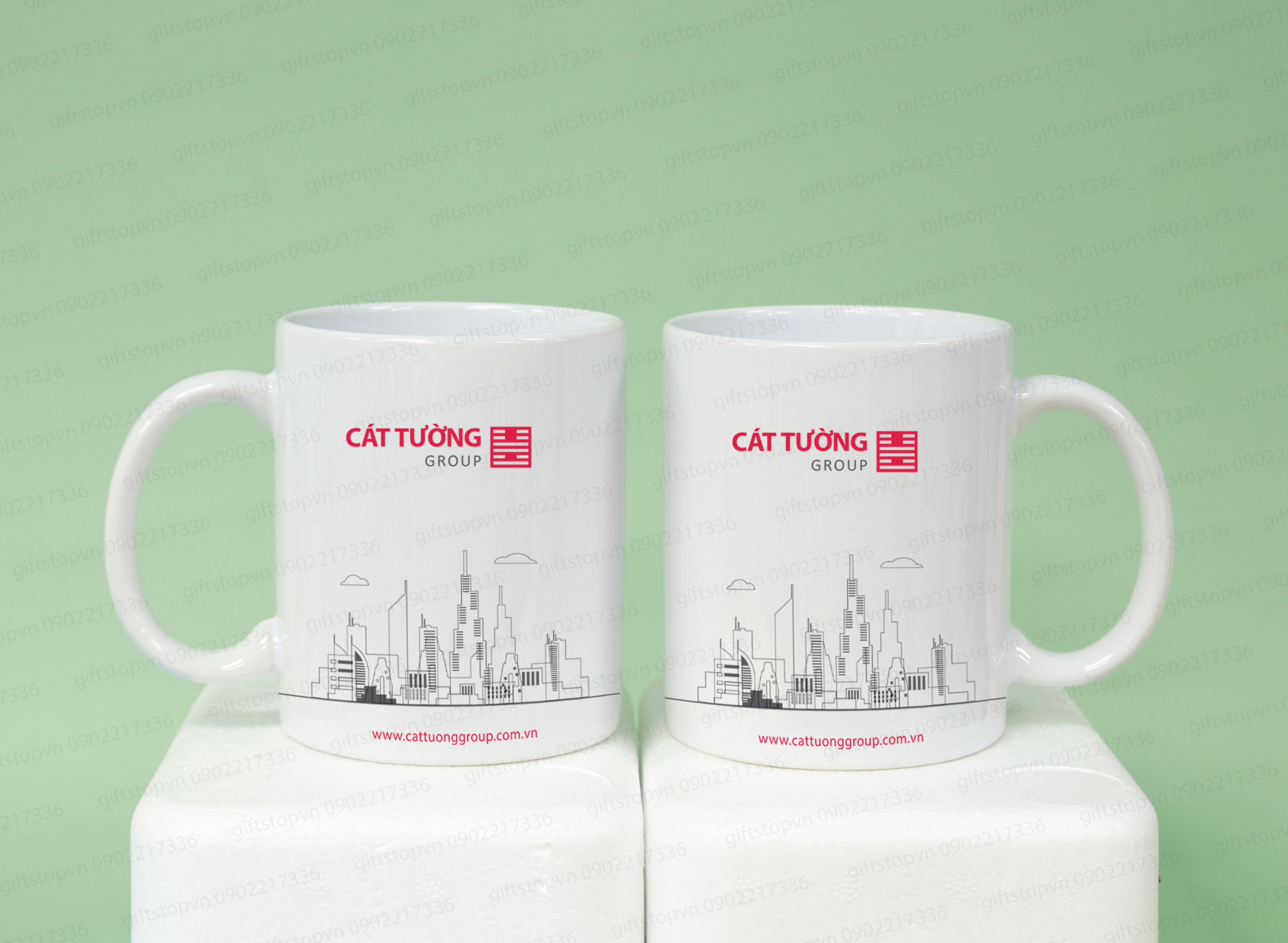 Cốc sứ in logo - Cốc sứ in ảnh