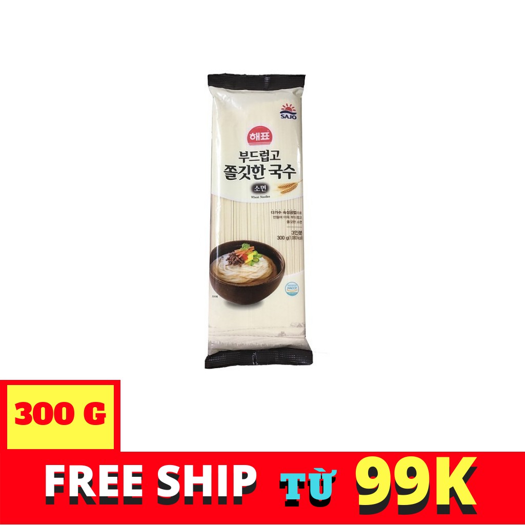 MÌ LÚA MẠCH SỢI DAI SAJO HÀN QUỐC GÓI 300G