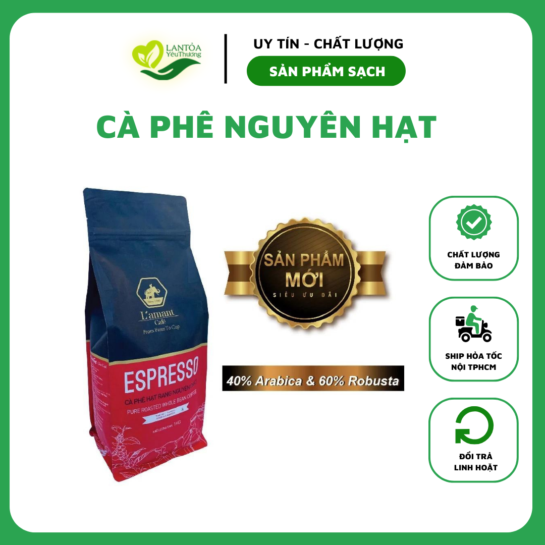 Cà phê hạt rang nguyên chất Espresso số 3