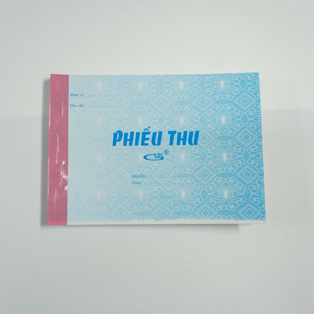 Phiếu Thu 2 Liên MK Mẫu Số C40BB