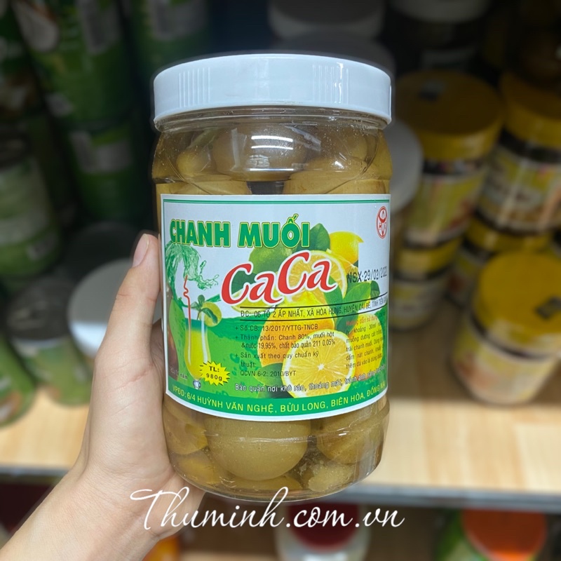Chanh muối caca hũ 1kg
