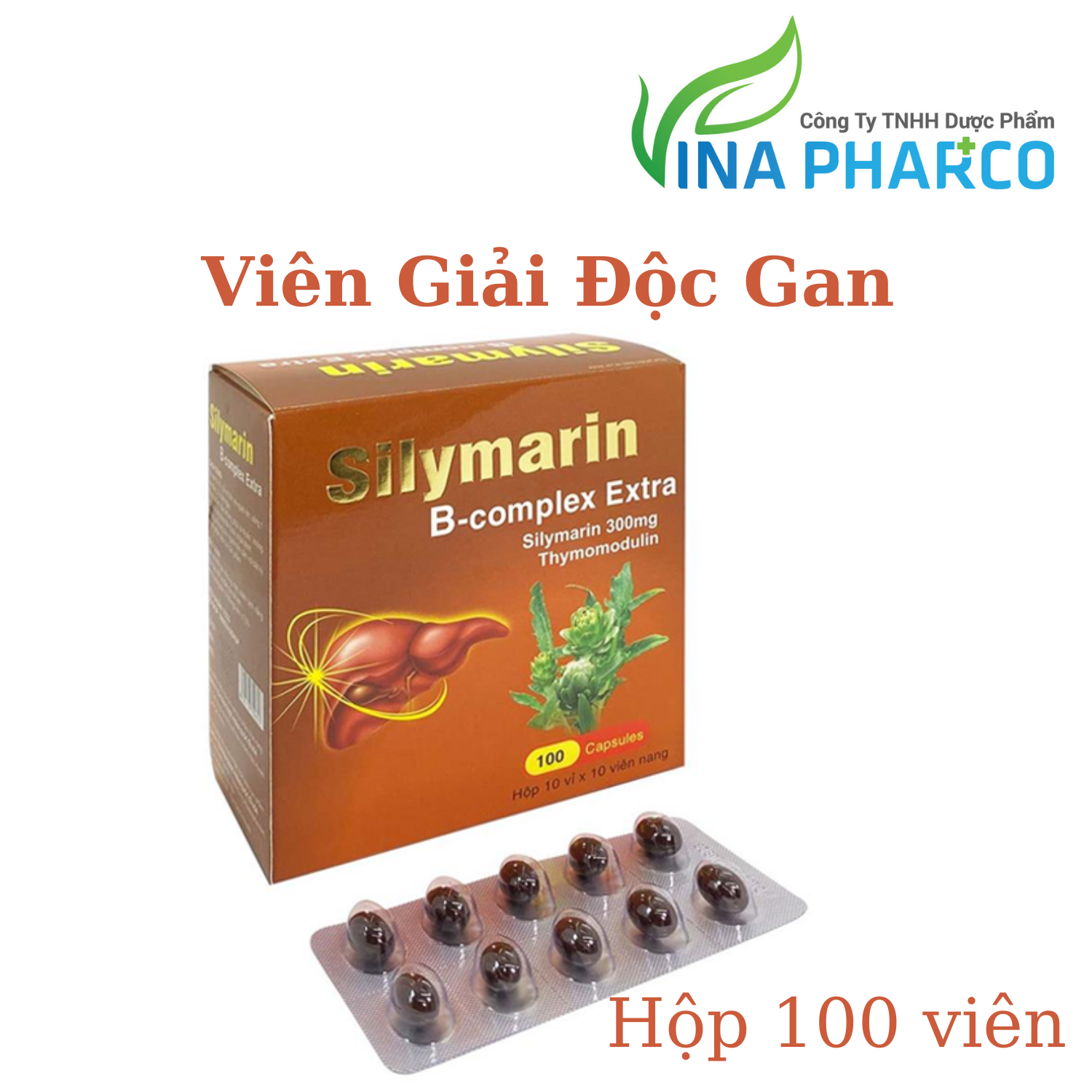 VIÊN UỐNG BỔ GAN SILYMARIN B-COMPLEX EXTRA - HỘP 100V
