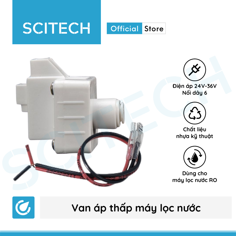[HCM]Van áp thấp máy lọc nước - Scitech Water