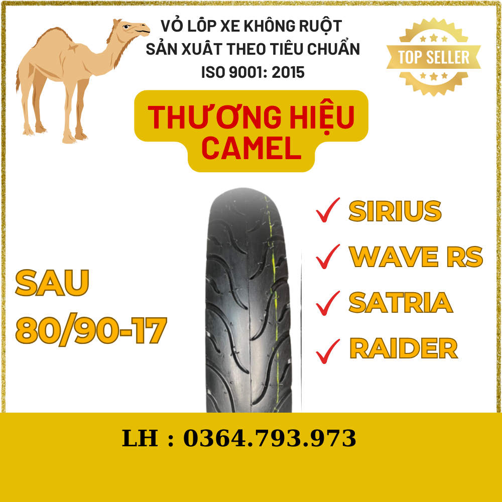 1 Cặp vỏ không ruột : wave rs -sirius -future 125-satria -raider