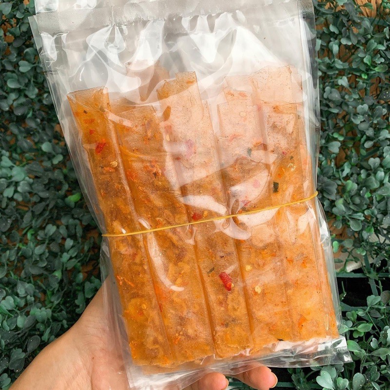 BÁNH CUỐN DẺO HÀNH PHI CHẤM BƠ