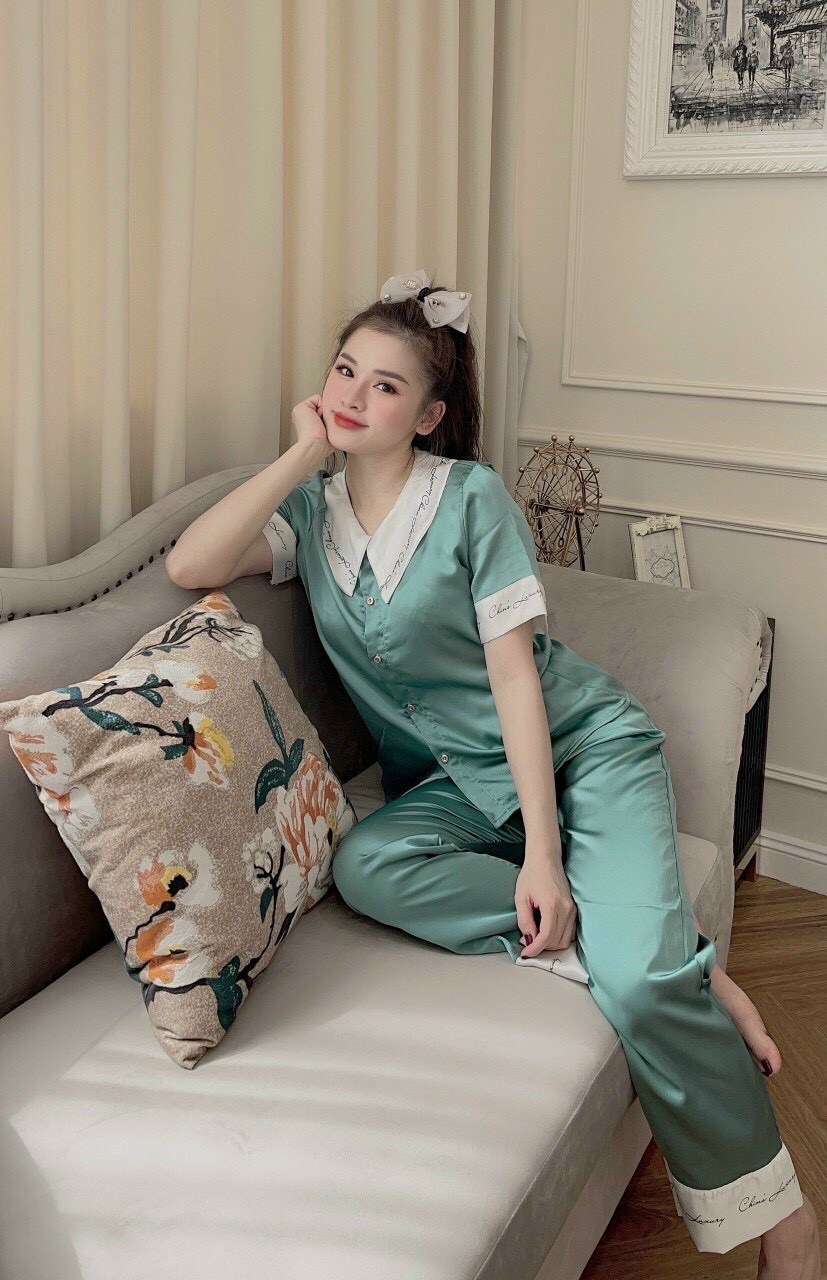Đồ ngủ satin, Đồ ngủ Lụa, Đồ bộ pijama lụa cao cấp
