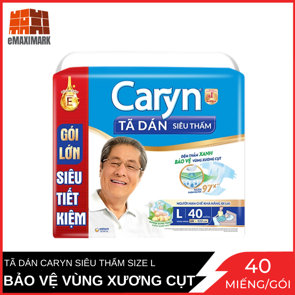 Tã Dán Caryn Size L Gói 40 Miếng