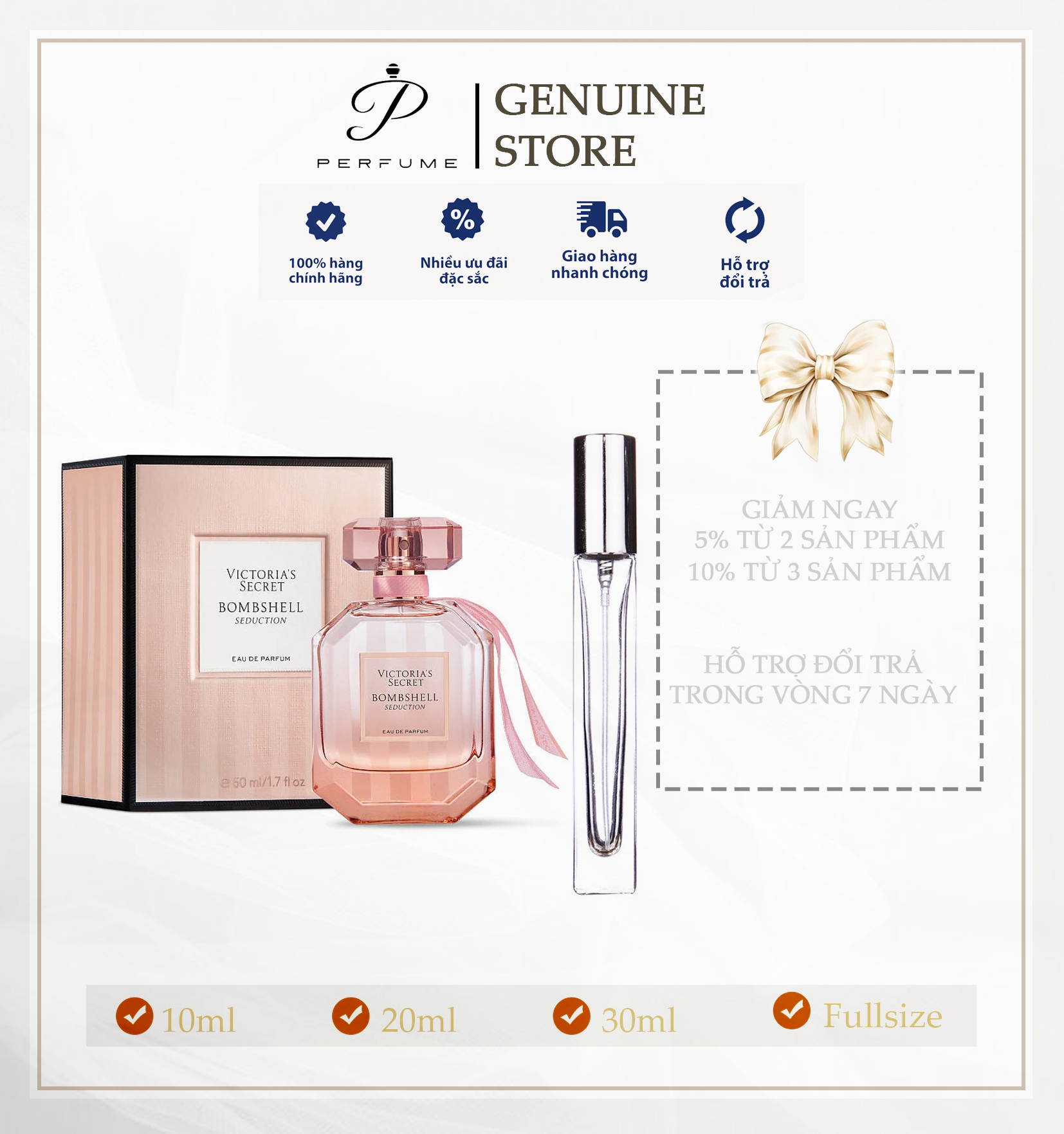 Nước hoa nữ Victoria's Secret Bombshell Seduction EDP