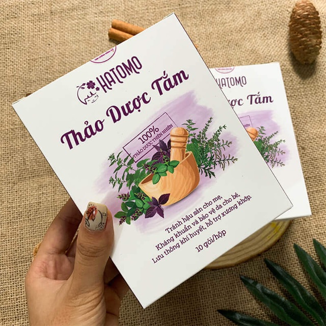 Tắm Thảo Dược HATOMO (10 Túi Lọc)