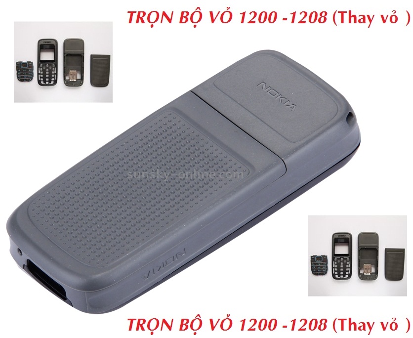 [HCM]BỘ VỎ THAY THẾ CHO N1200-1208 (CÓ PHÍM)