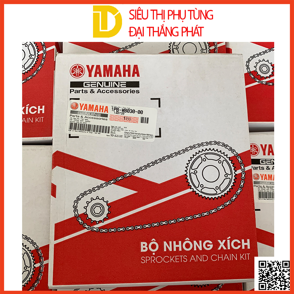 Bộ nhông xích, nhông sên đĩa cho xe số JUPITER FI CHÍNH HÃNG YAMAHA