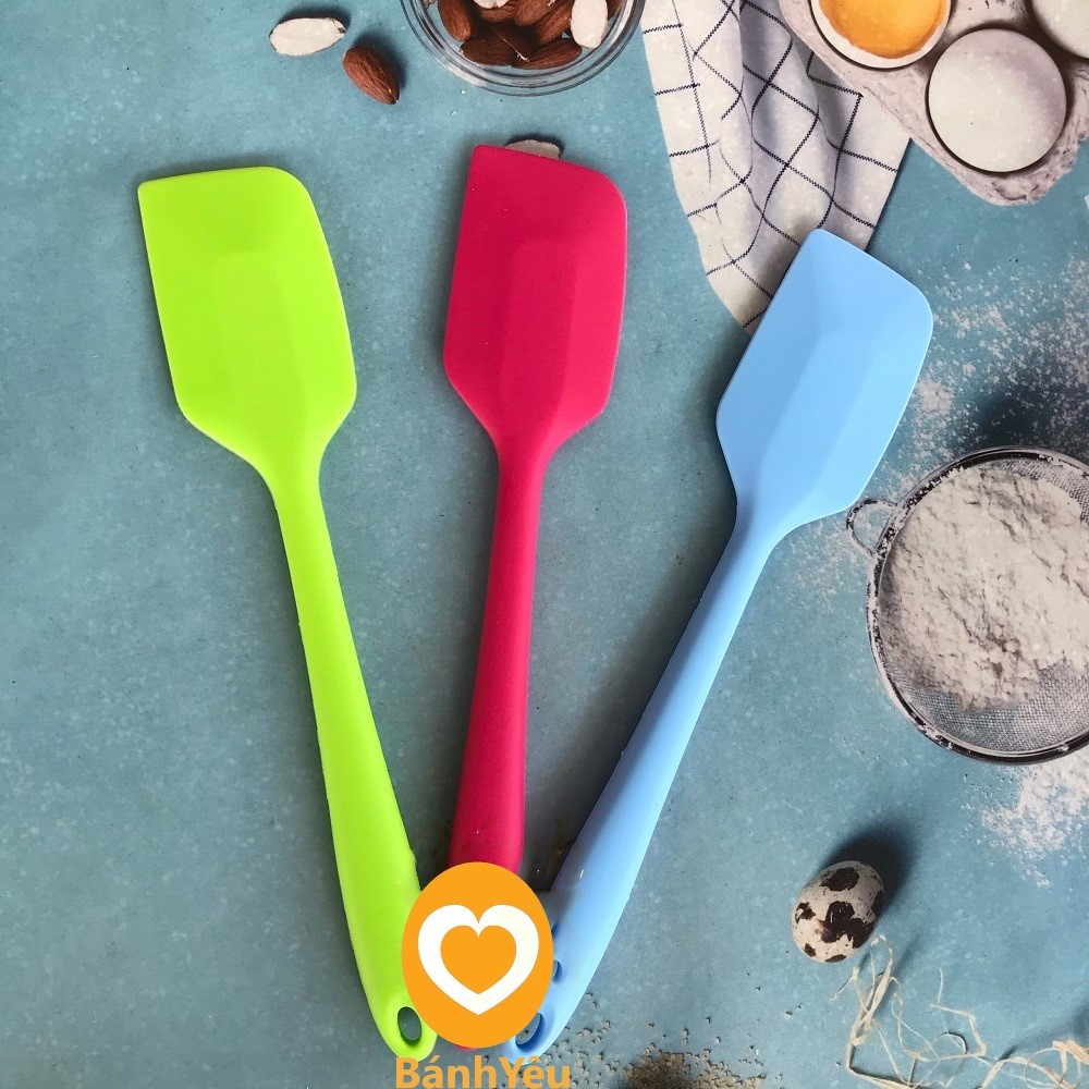 Spatula/ Phới trộn bột silicon đúc 21cm