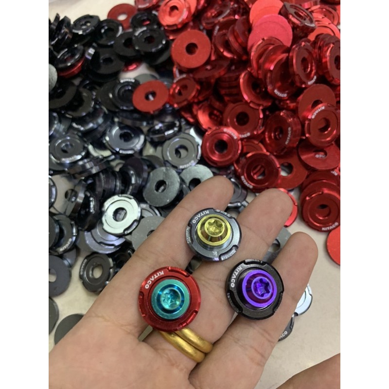 ( 10pcs ) Lông đền nhôm Kitaco 6ly 8ly 10ly