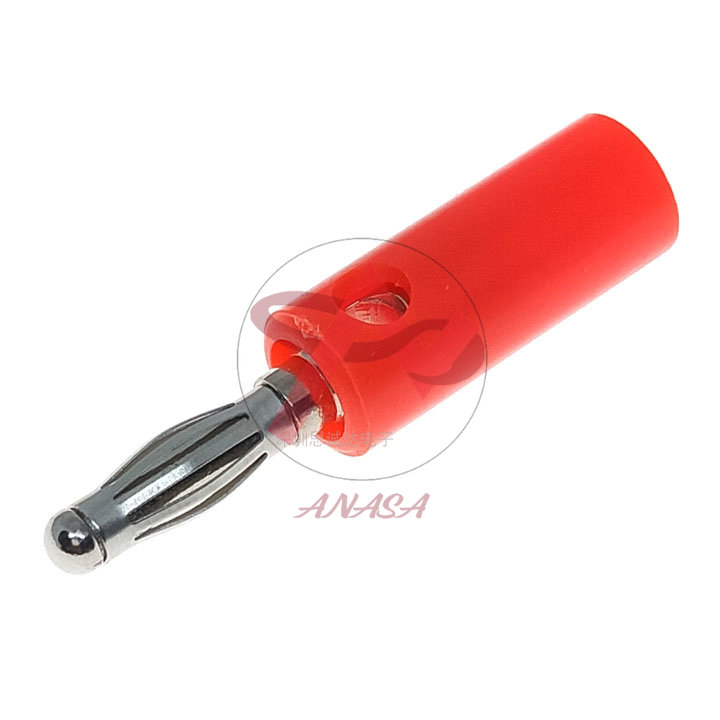 Jack bắp chuối 4mm đỏ