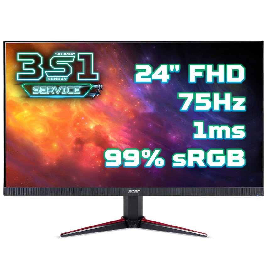 [Trả góp 0%]Monitor Acer Nitro 23.8"VG240Y LED IPS