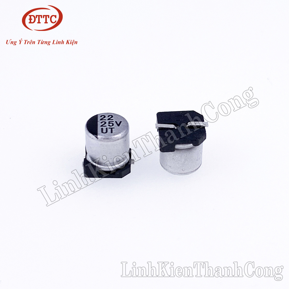 Bộ 2 chiếc tụ nhôm 22uf 16v 4x5mm