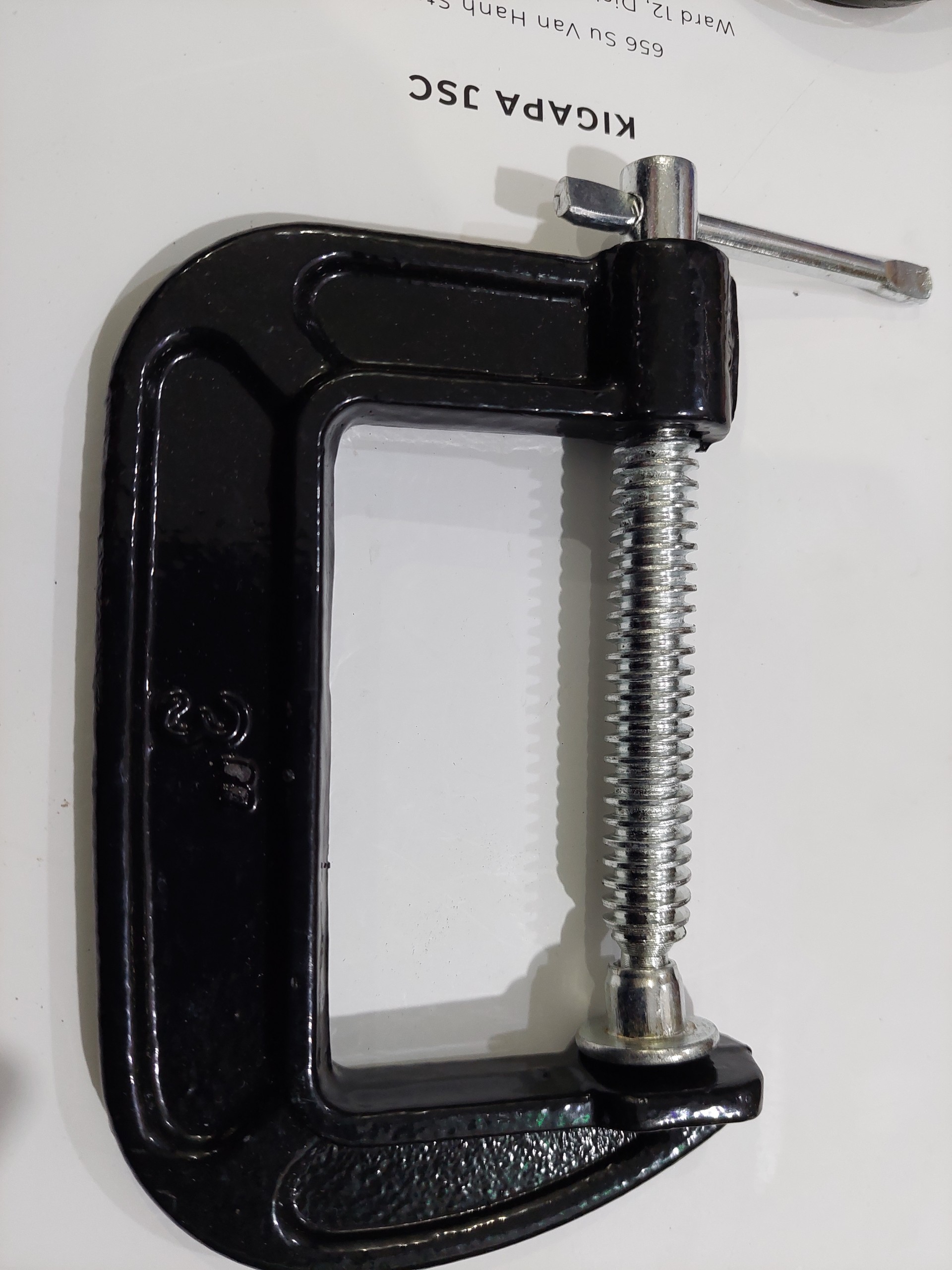 [HCM]Cảo chữ C - Vam gang chữ C Việt Nam màu đen 2/3/4/5/6 inch