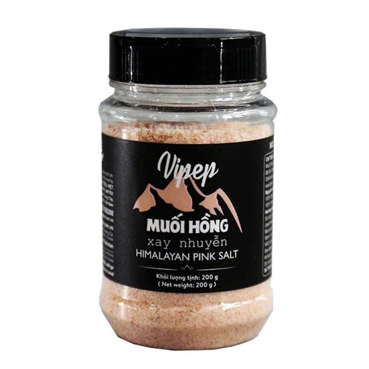 Muối hồng mịn Himalayan - Vipep