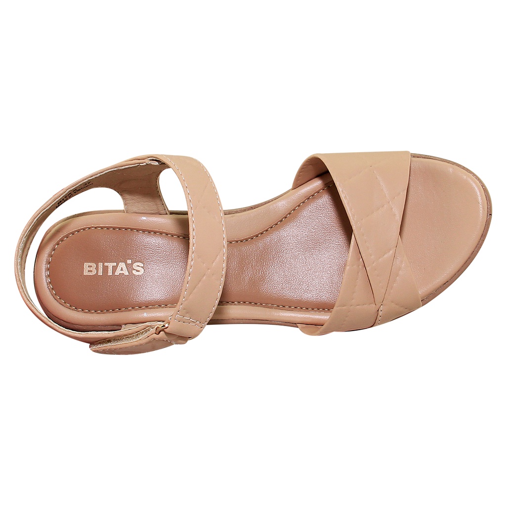 Sandal nữ đế xuồng bitas 6cm SYN.265