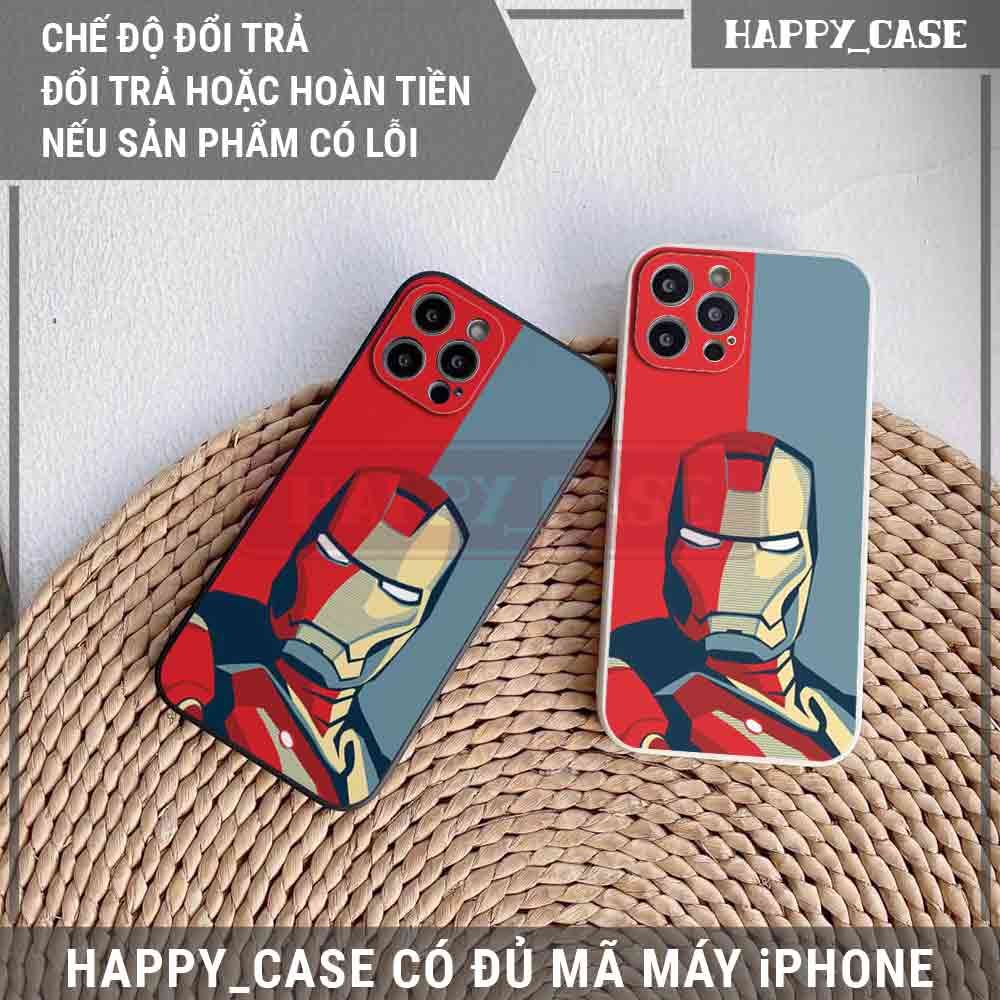 Ốp iPhone HR086 Hình Sắt Man Chống Sốc iPhone Happy Case