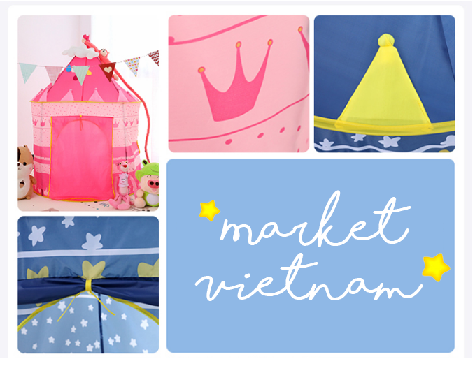 [HCM]Lều Công Chúa MARKETVIETNAM Dễ Thương