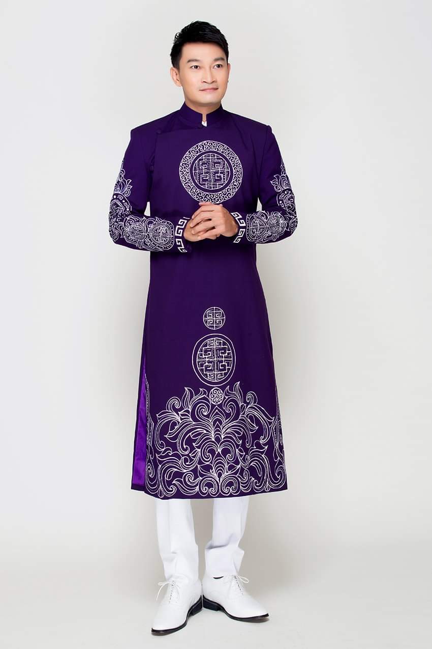 Áo dài cách tân nam cao cấp
