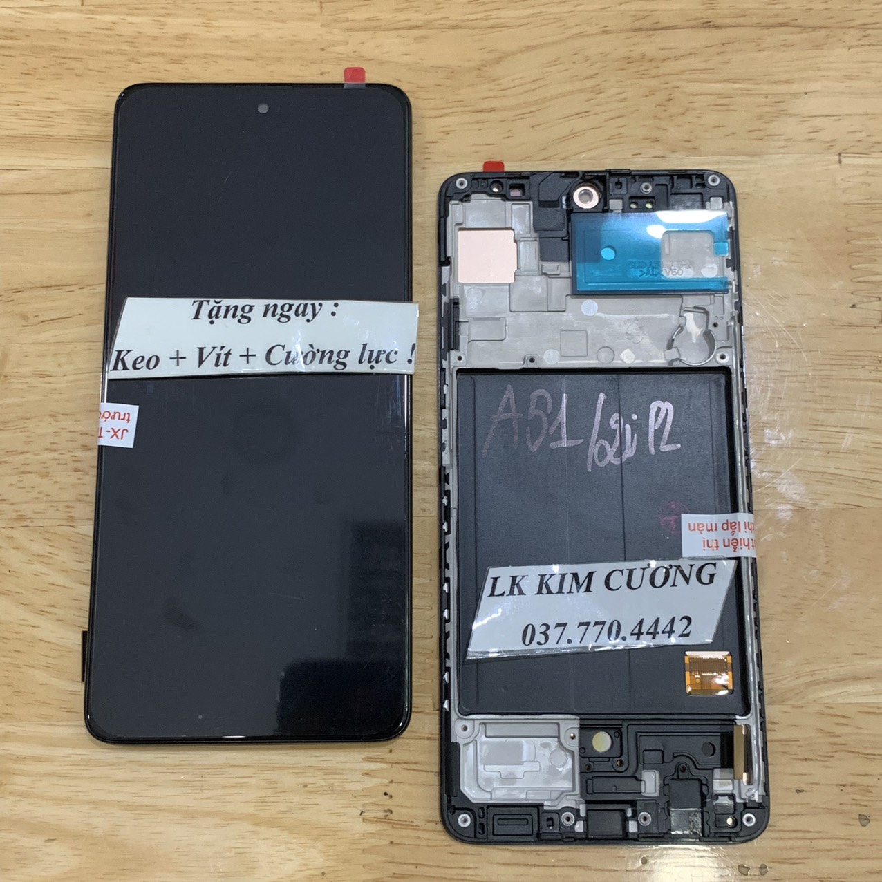 Màn hình tương thích samsung A51 / A515 - OLED liền khung (2IC) phôi lớn