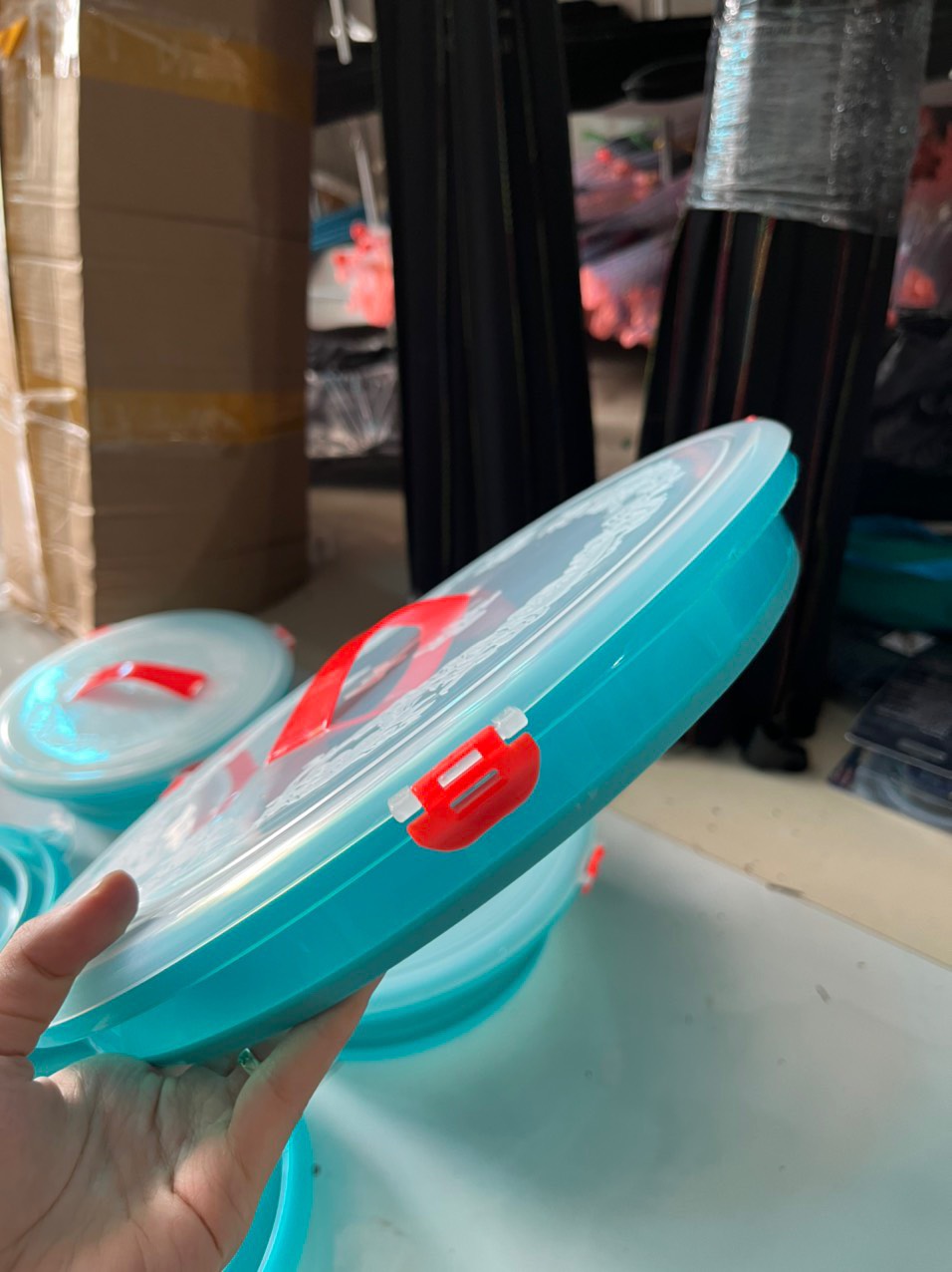 Bát trộn mồi câu, Thau, Chậu trộn mồi câu cá Silicon có thể gấp gọn
