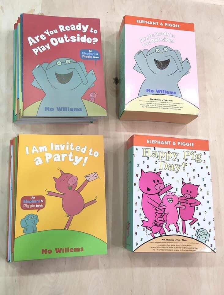 ELEPHANT AND PIGGIE - Mo Willems - Combo 25Q, có link audio