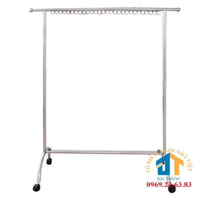 Sào phơi đồ inox đơn có móc khoen ĐẠI THÀNH