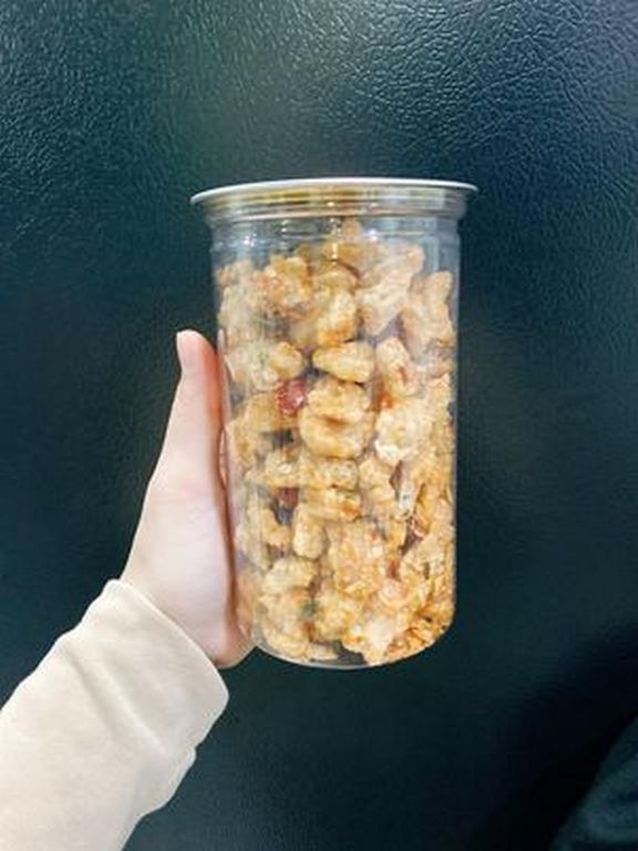 Tóp Mỡ Sấy Giòn Lon Pet 250G - Siêu Phẩm
