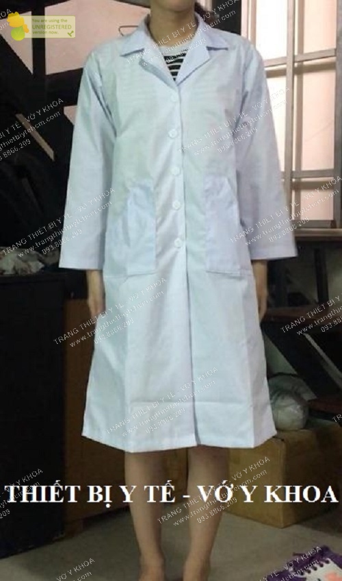 Áo blouse tay dài thân dài nam/nữ