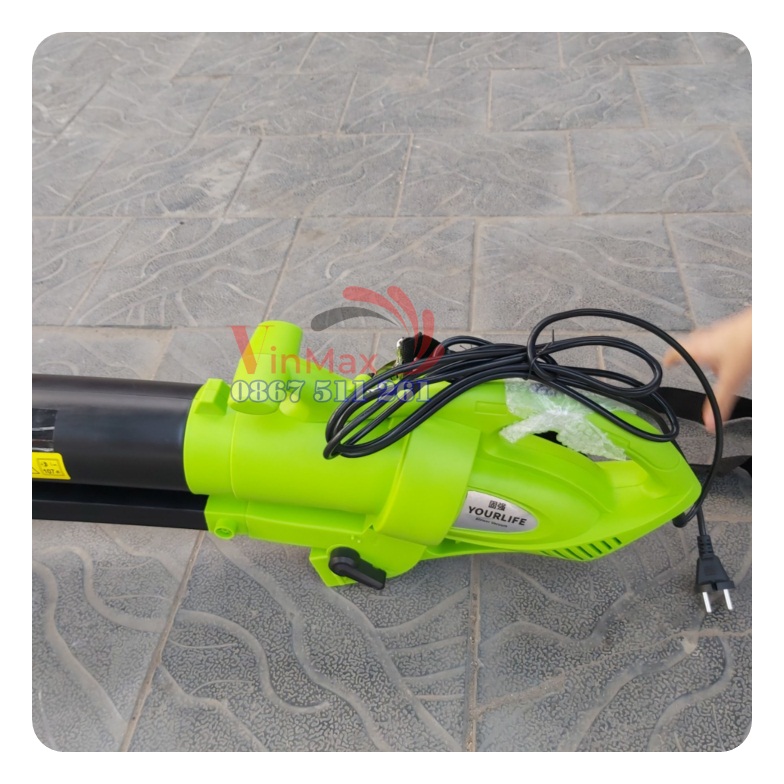 Máy thổi lá cây chạy điện, máy thổi bụi hút bụi đa năng