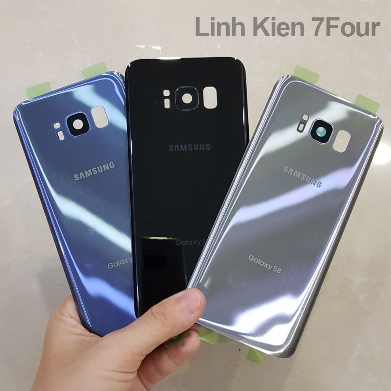 Nắp Lưng SAMSUNG S8 / S8+ (S8 Plus) có kính camera, keo dán