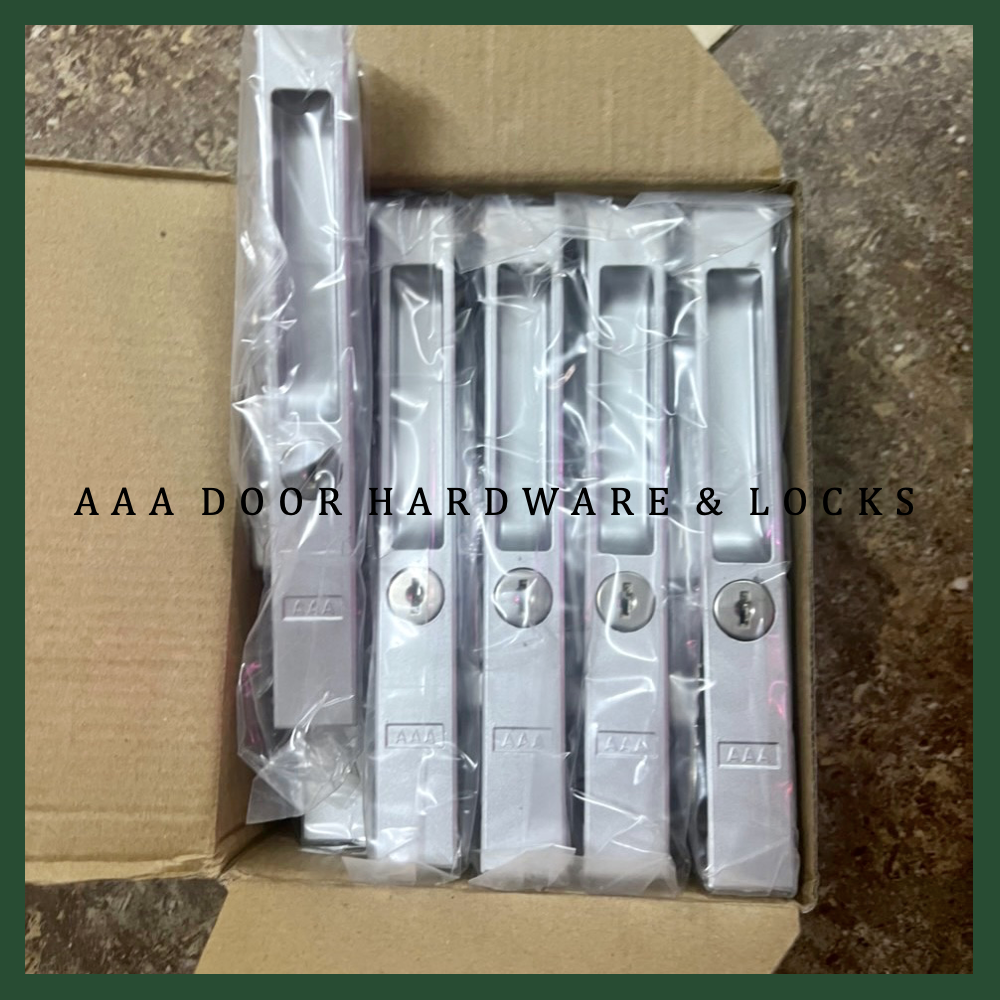 [AAA] Khoá cửa lùa kính (Khoá lùa Tay âm liền cửa nhôm)