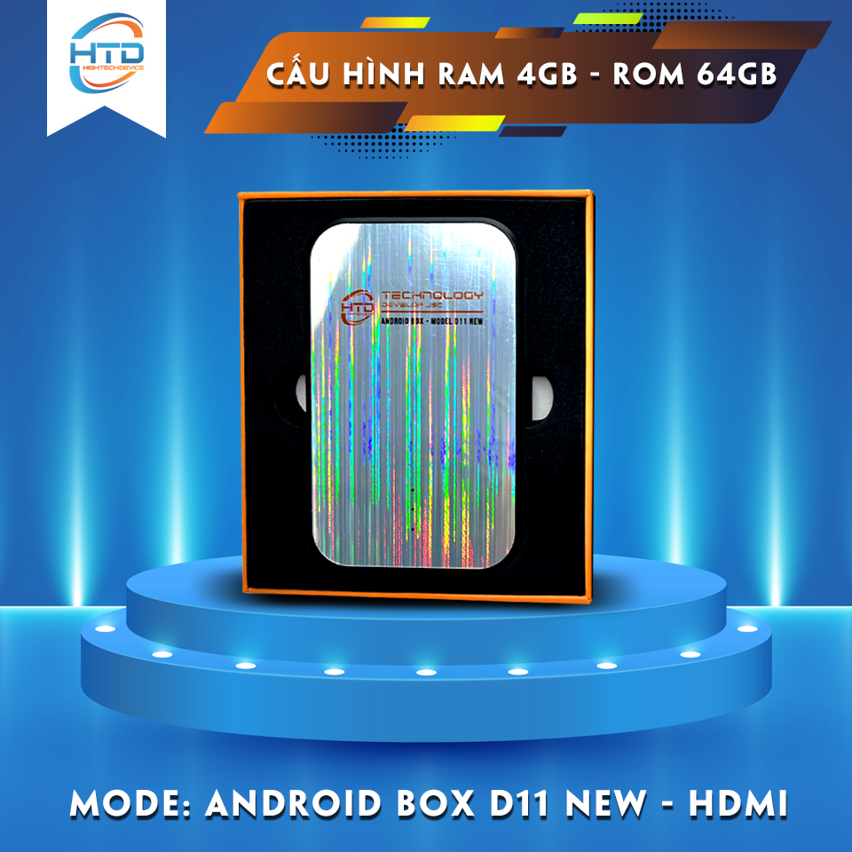 HTD Android box ô tô D11 New - Android 10 - HDMI