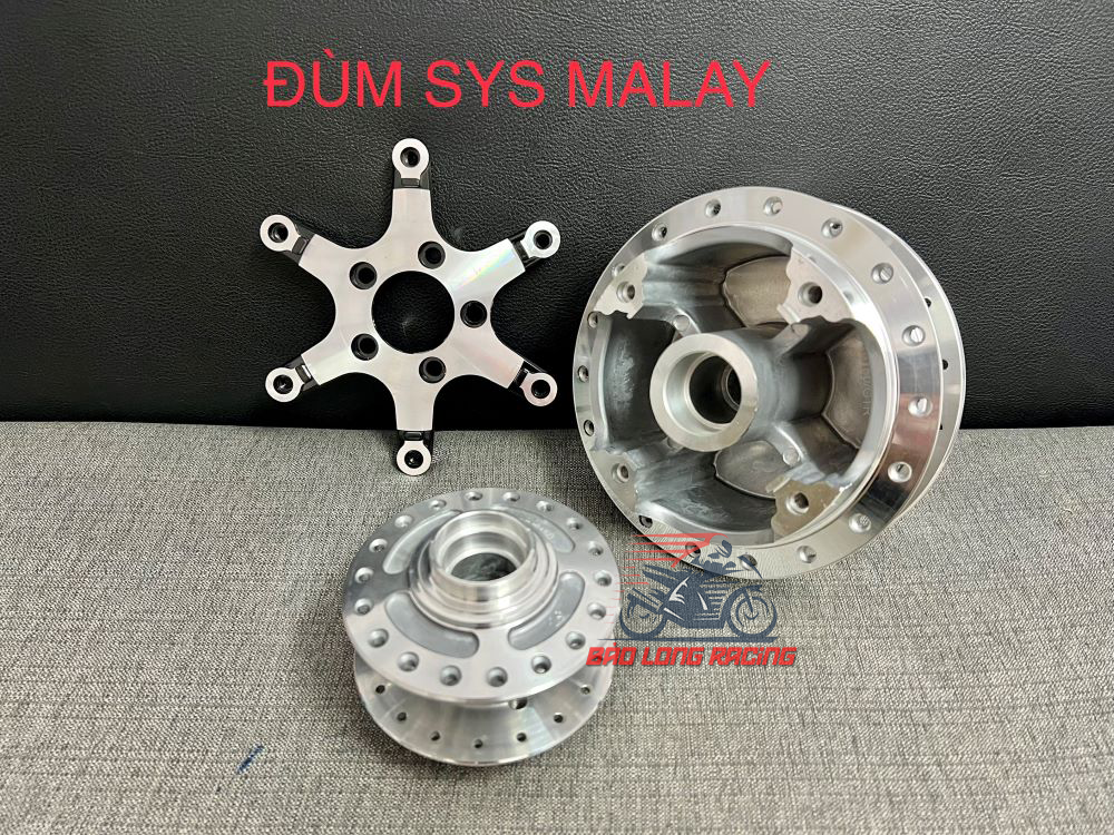 Đùm sys malay gắn winner winner x mạ crom cnc siêu dày chính hãng