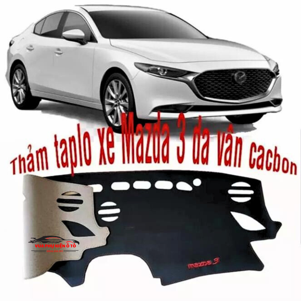 Thảm phủ taplo xe Mazda 3 đời 2019-2023 cao cấp