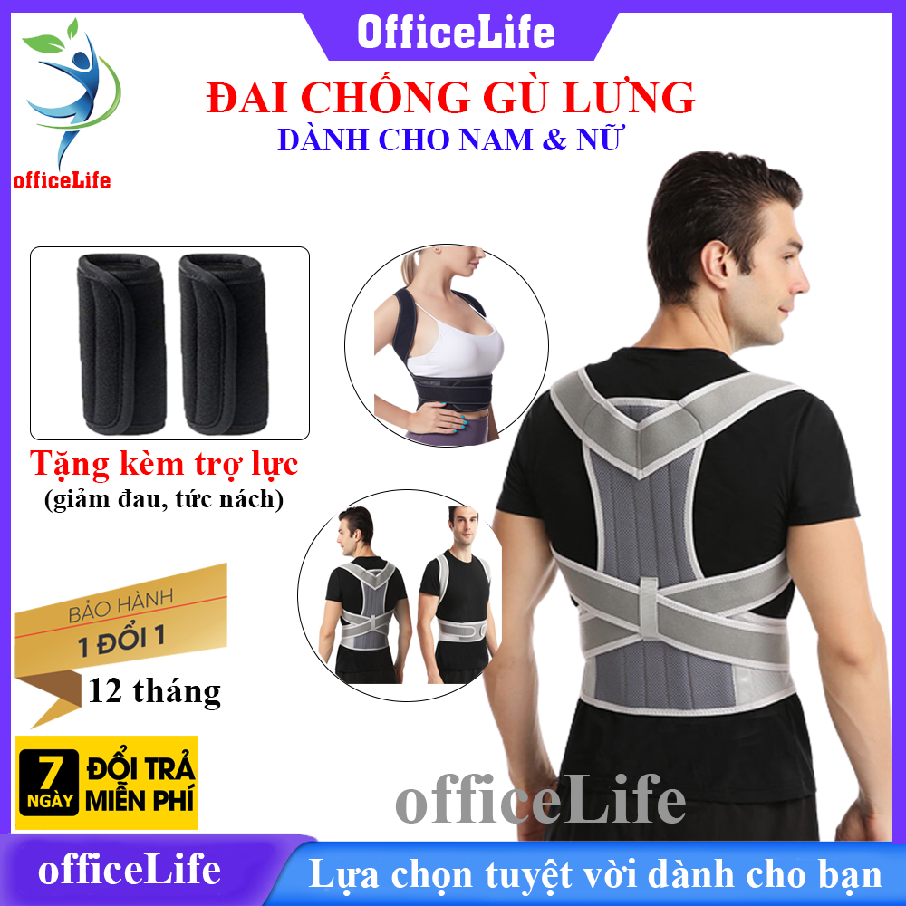Đai chống gù lưng nam nữ phiên bản cao cấp