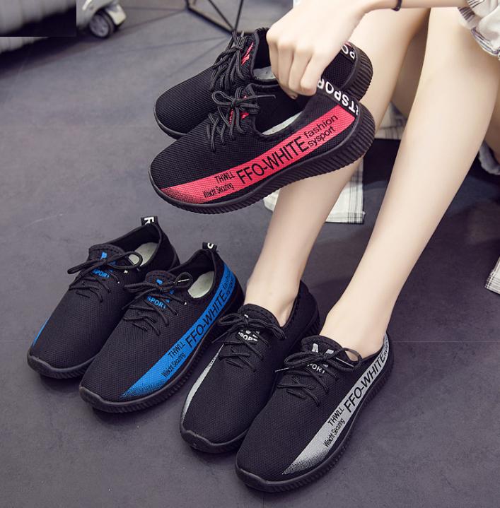 [HCM]Giày Sneaker Thời Trang Nam Napas ( Đen Phối Đỏ )