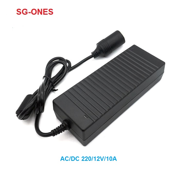 [HCM]  Adapter  Bộ Chuyển Đổi Nguồn 220/12V/10A  Dùng Cho Thiết Bị Ô tô