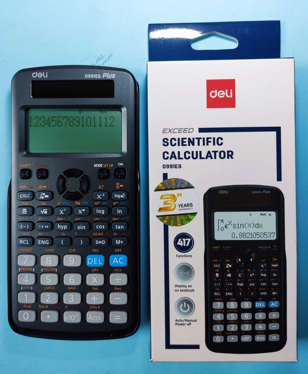 DELI máy tính Khoa học D991ES