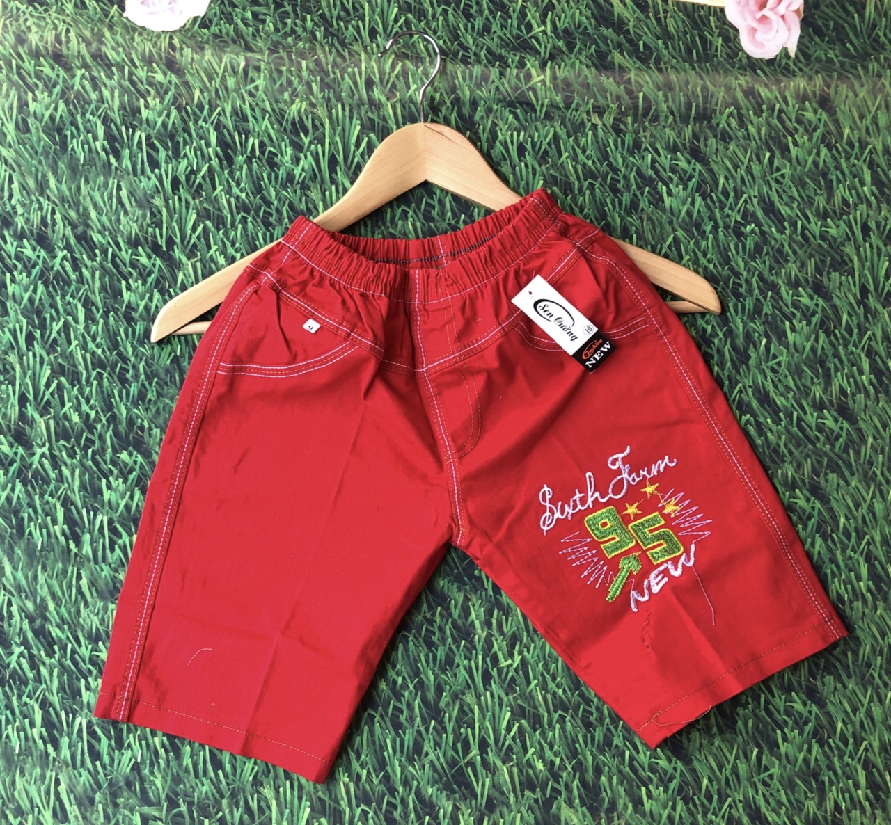 Quần short kaki bé trai từ 23kg - 25kg