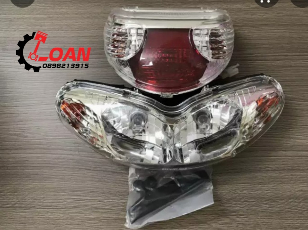 Combo pha đèn, đèn lái sau Jupiter V loại tốt