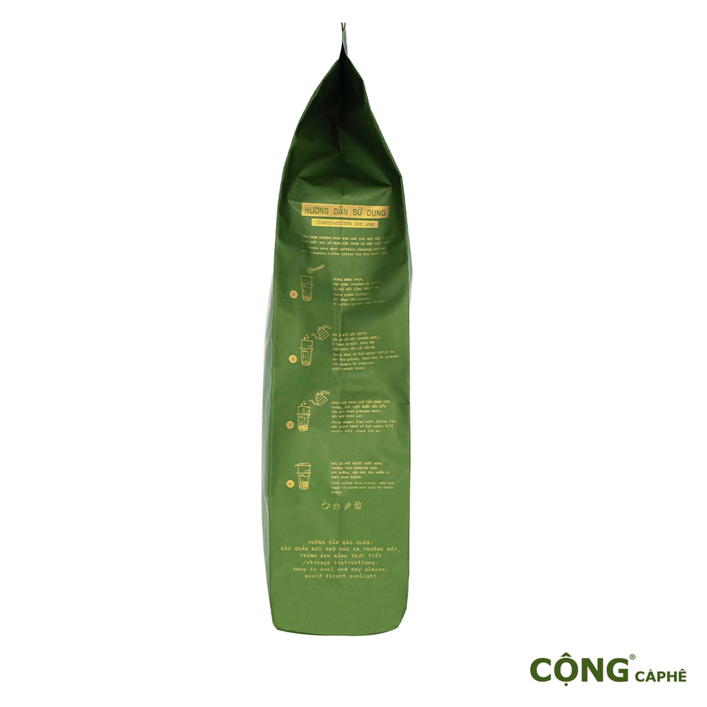 Cà Phê Bột Rang Xay Robusta Cộng Cà Phê 1Kg