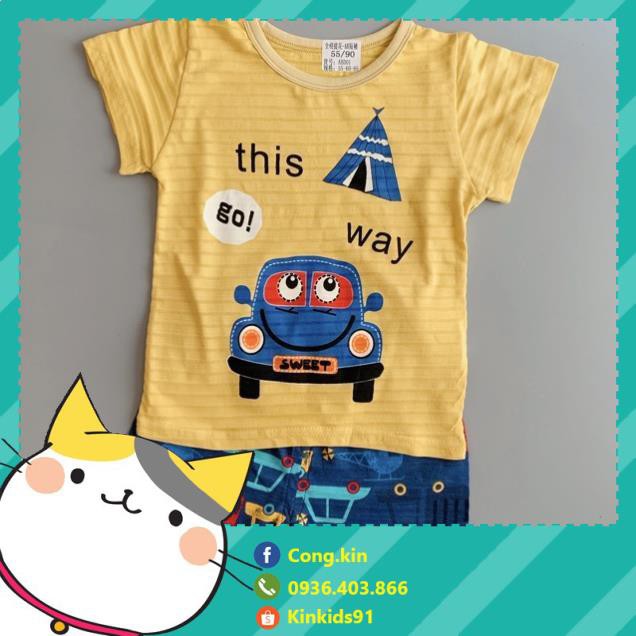 [Kinkids91] Bộ cotton sợi tre xuất Hàn ❤️