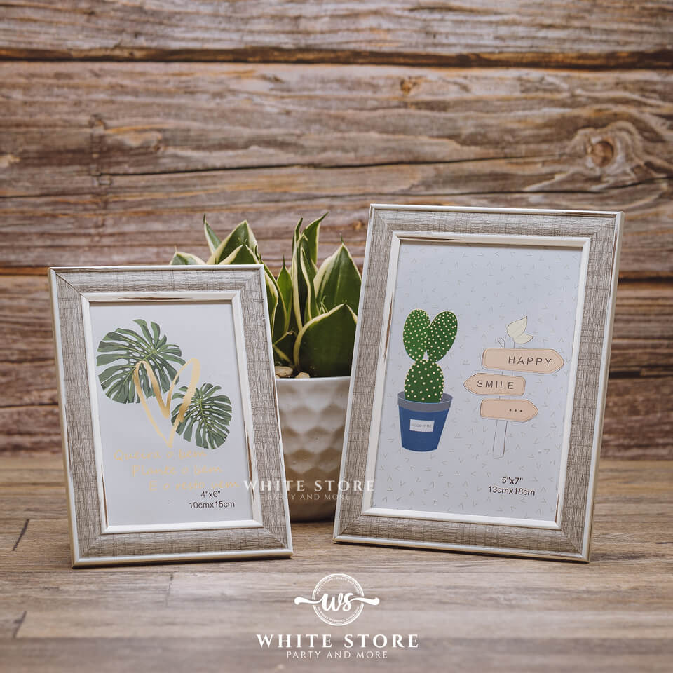 [HCM]Khung Ảnh VINTAGE CACTUS Để Bàn - 2 Size - Whitestore.vn